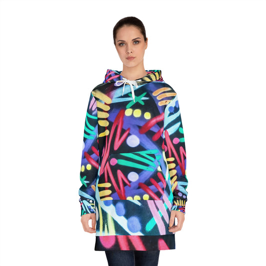 Graffiti Hoodie Dress