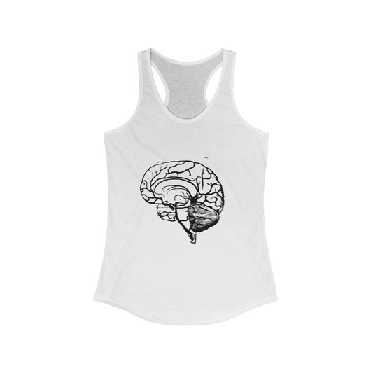 Tank Top with Human Brain Design