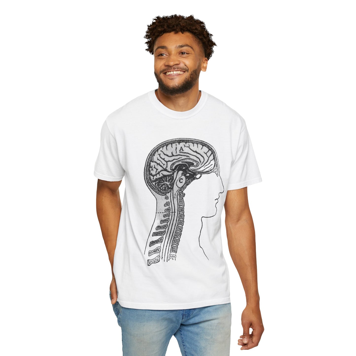 Anatomy Head Brain Spinal Cord Unisex T-shirt