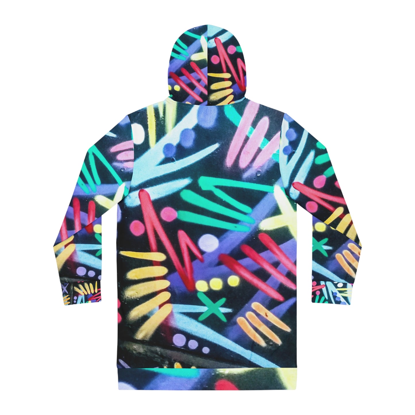 Graffiti Hoodie Dress