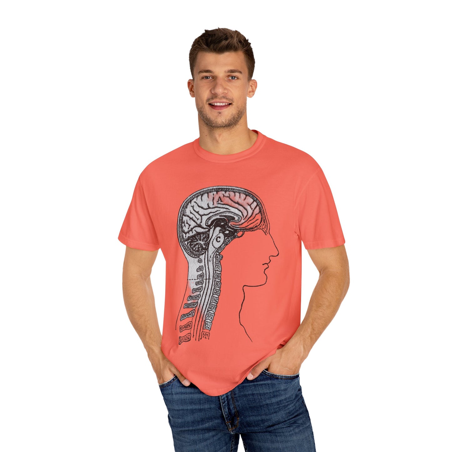 Anatomy Head Brain Spinal Cord Unisex T-shirt