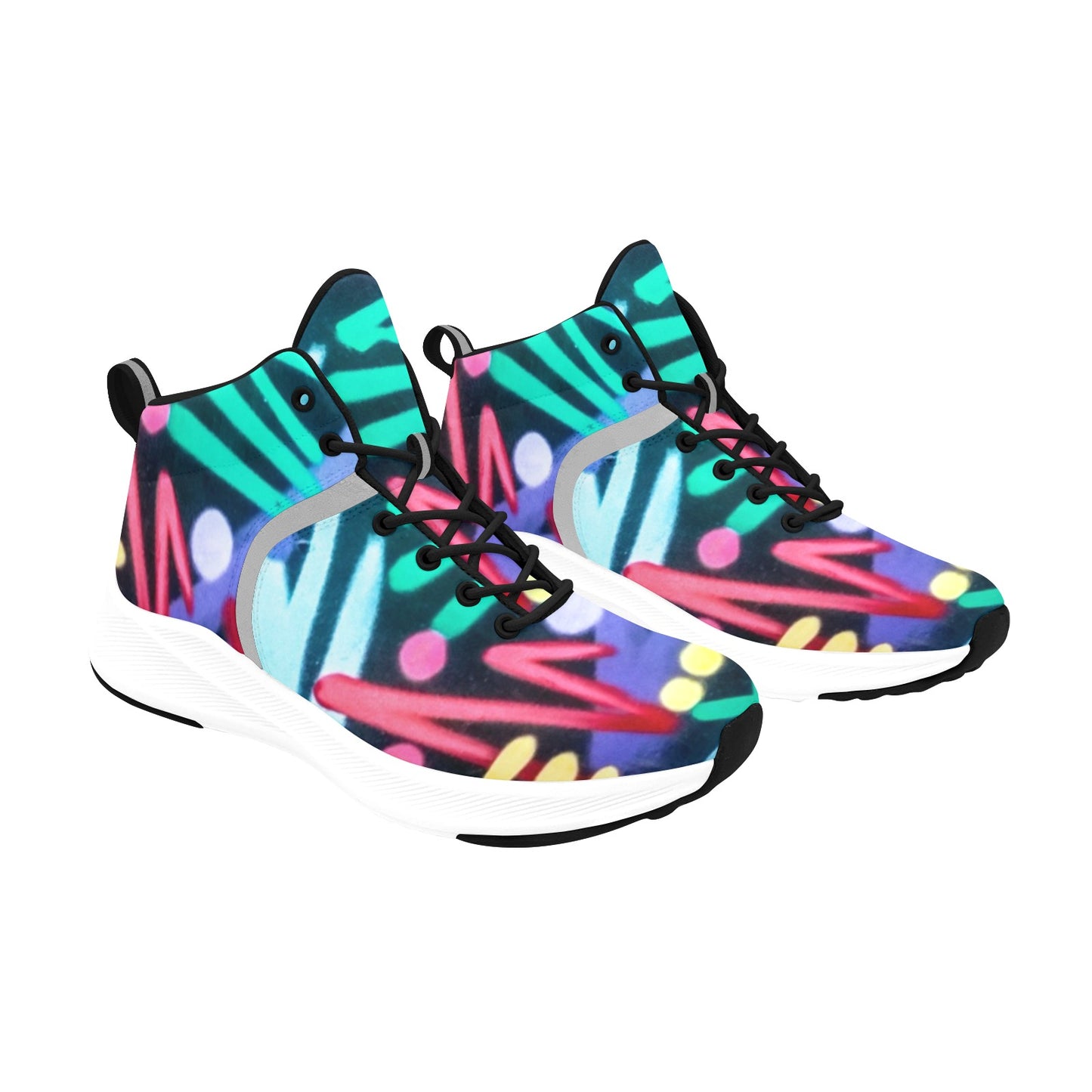 Graffiti Women's Mid Top Sports Shoes