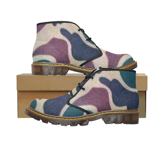 Camouflage Men's Canvas Chukka Boots