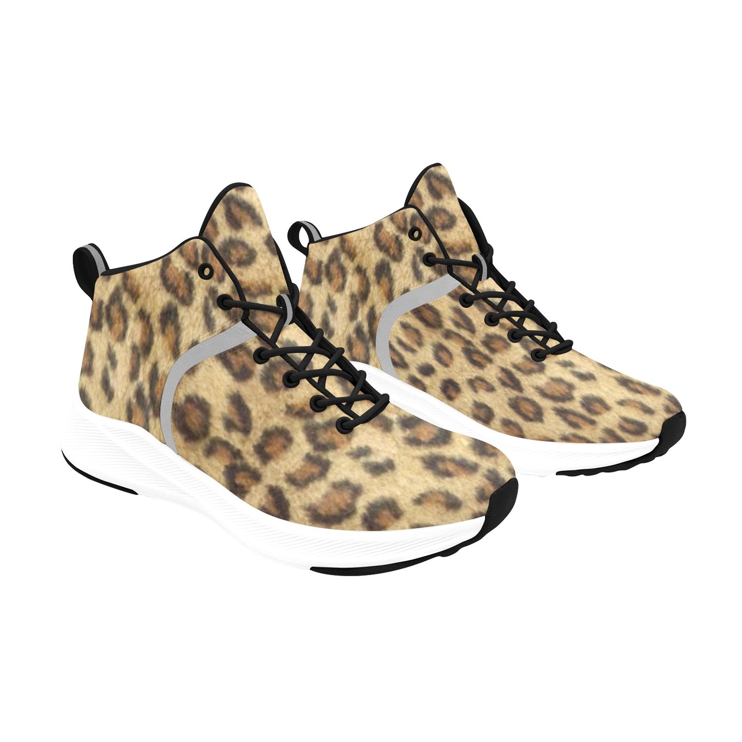 Women's Mid Top Sports Shoes Leopard Print