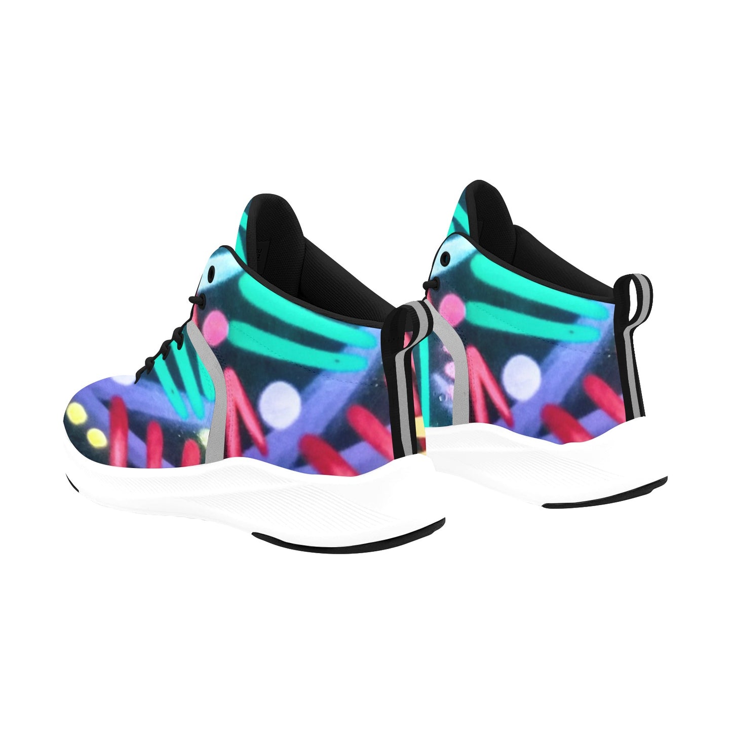 Graffiti Women's Mid Top Sports Shoes