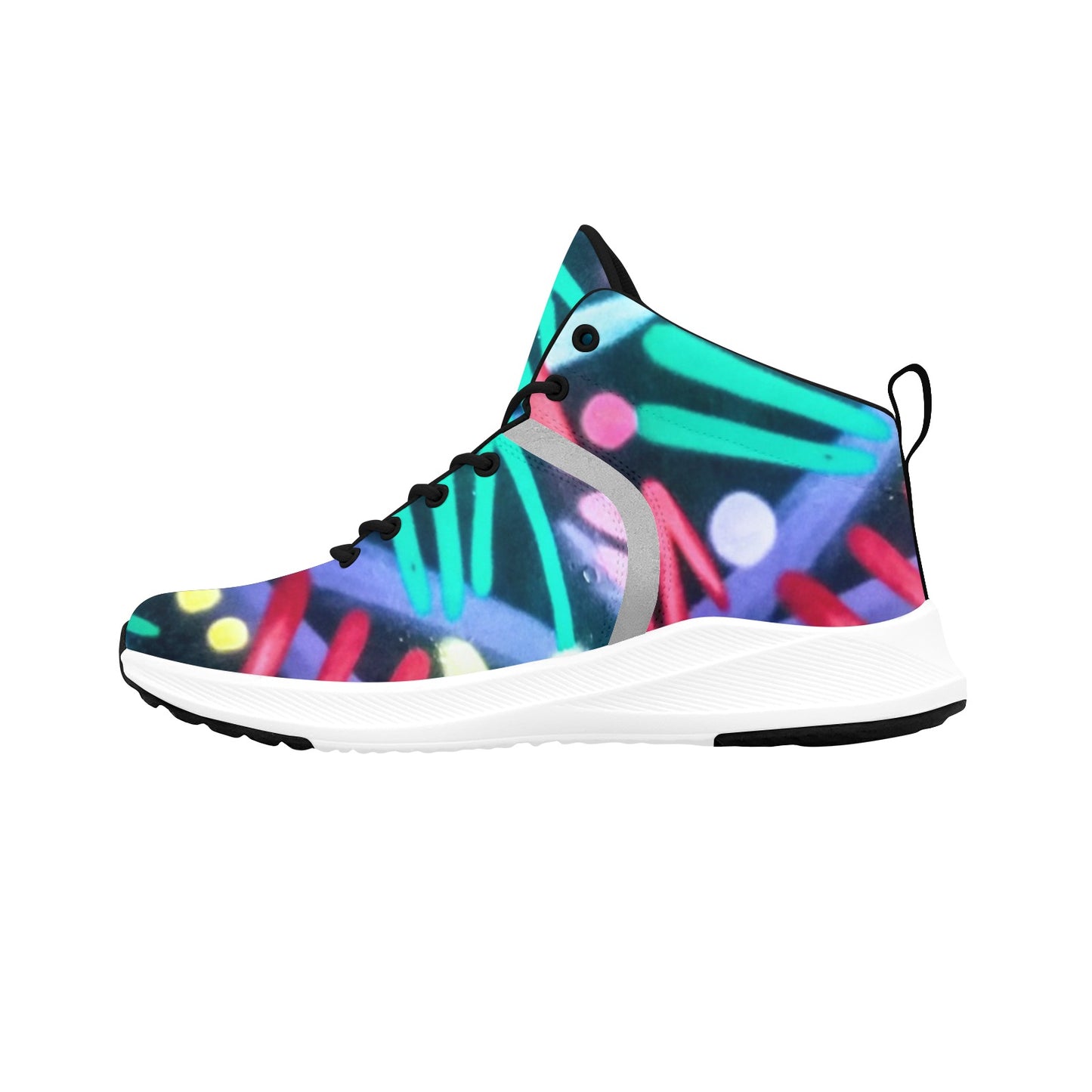 Graffiti Women's Mid Top Sports Shoes